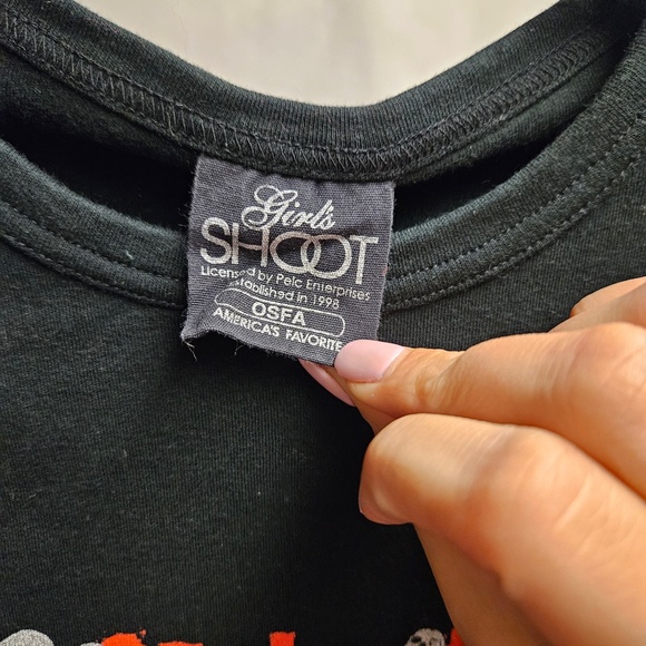 Women's Black Short Sleeve Tee - Picture 4 of 6